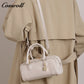 Genuine leather women's crossbody bag, new style cowhide Boston handbag