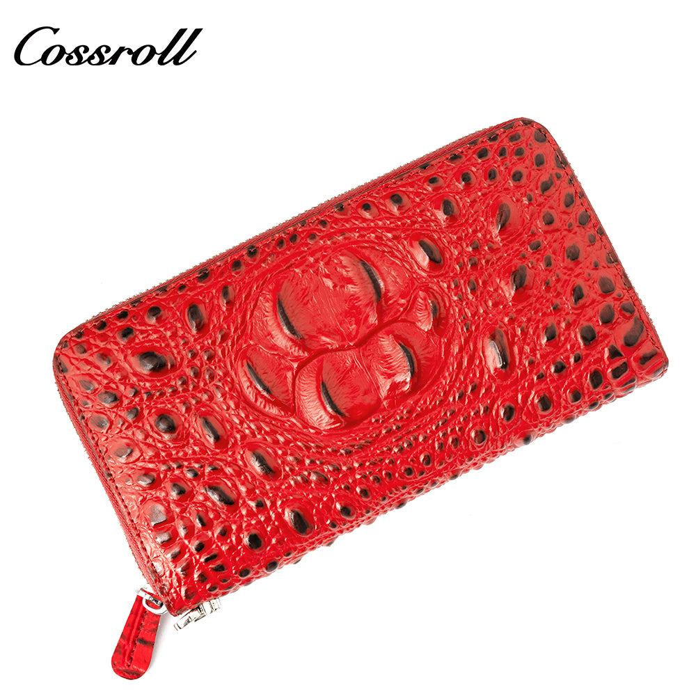 Factory custom short simple leather purse for women cowhide coin bag for women purse money clip