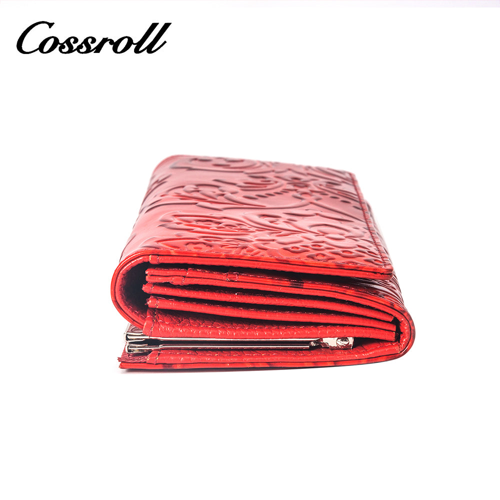 Wholesale New Trends red leather wallets for women  With Wholesale of new materials