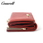 New Product black small leather wallet women's with factory price