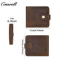 Cross-border Crazy Horse leather men's retro casual slim cowhide wallet