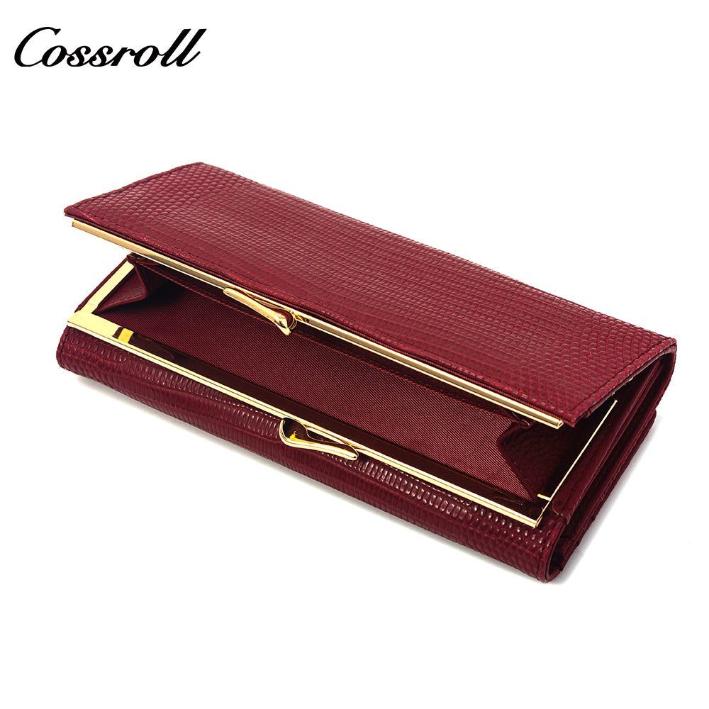 Hot Sale & High Quality Customized  for women geniune leather wallet