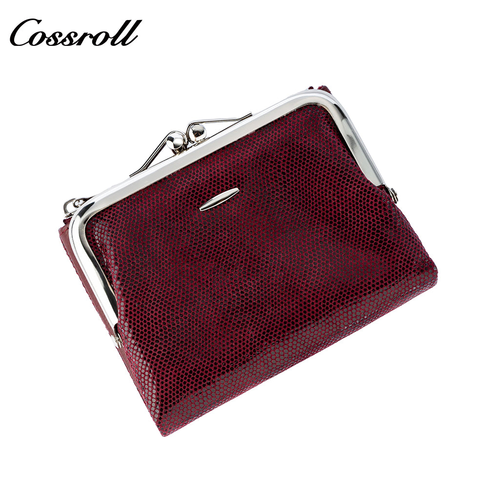 Cross-border factory ladies' frog-style coin purse with zipper and retro wallet