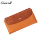 Women's Genuine Leather Coin Purse, Two-Tone Splice, Long, Large Capacity, Multi-Functional Card Holder