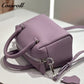 Women's Bags Litchi ToteBags Texture Fashion Shoulder Bags Pure Color