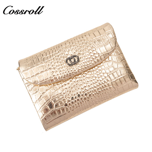 Welcome To Inquiry Price leather small  crocodile texture Genuine Leather