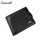 Short Men's Wallet Business Multi Card Leather Money Clip