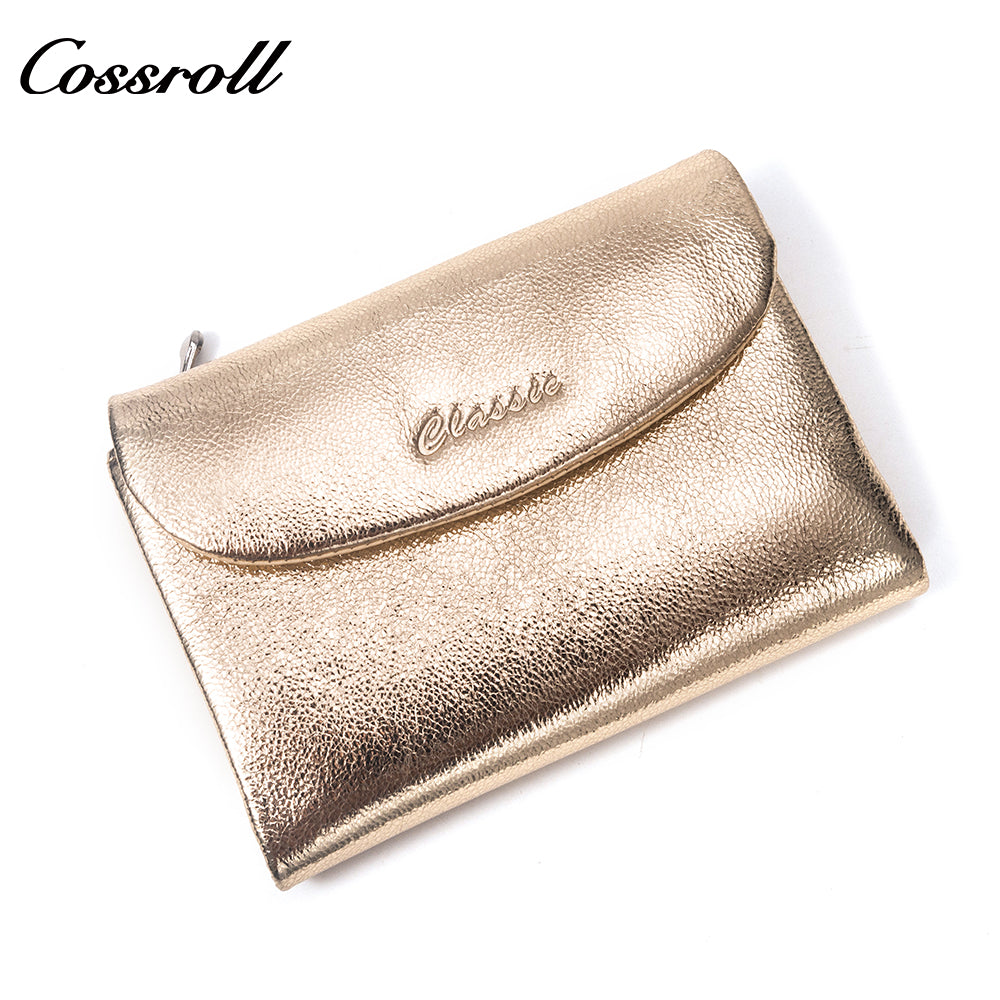 Comfortable New Design handmade leather leather purse women pearl pattern