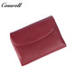 Genuine Leather Fashionable High-End Short Women's Wallet, Top Layer Soft Cowhide, Large Capacity