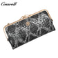 2024 Foreign trade leather ladies vintage purse leather printed alligator pattern all multi-functional manufacturers direct wholesale