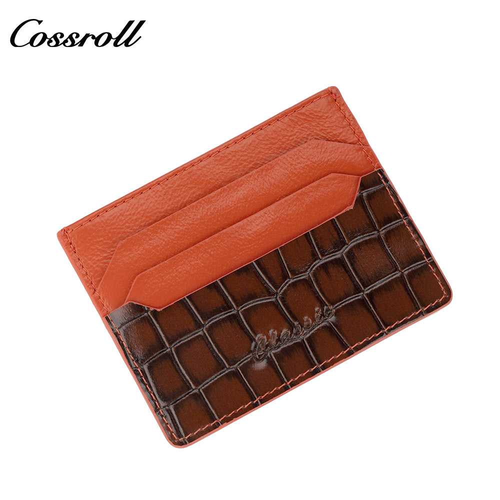 Crocodile card holder card protector business card storage ID card holder