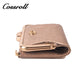 2024 New Products dark blue long leather wallet women With Top Selling