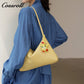 Genuine Leather Women's Bags Large Capacity Lazy Style Shoulder Armpit Bag