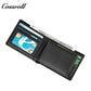 Cross-border men's short leather wallet horizontal wallet classic black head layer cowhide leisure
