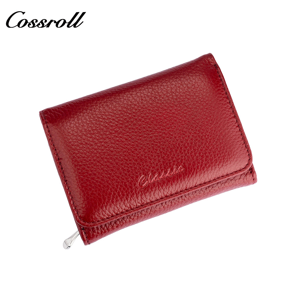 High-quality cowhide wallet the perfect companion for women's elegance