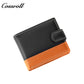 Foreign trade leather wallet men's Europe and the United States fashion buckle spelling color short wallet