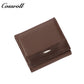 Genuine leather women's short bi-fold wallet, simple and versatile coin purse