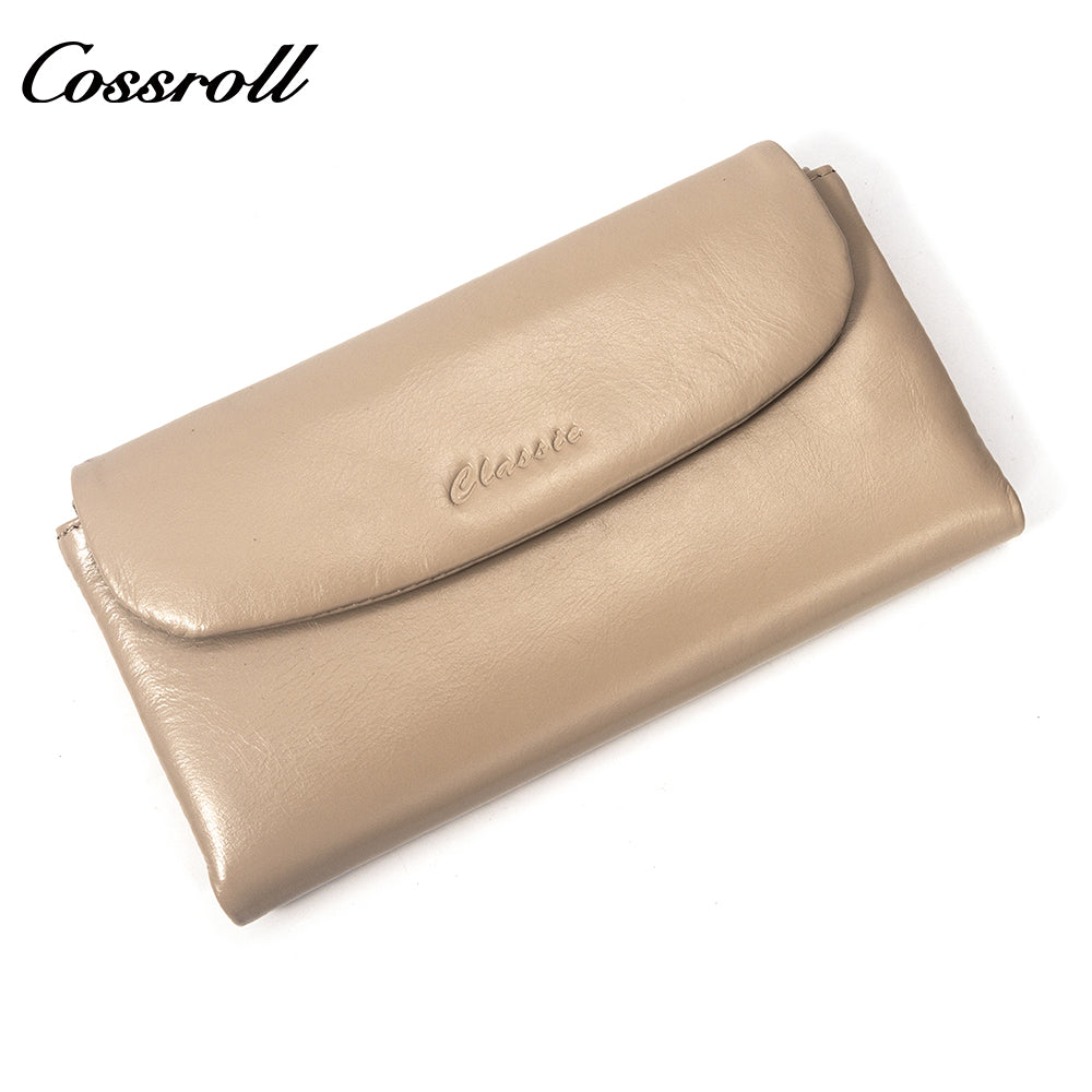 Customized Design Products wallets for women fashionable oil wax leather