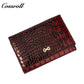 Cross-border 2024 Fall Women's Short wallet Euro-American style crocodile buckle three-fold coin wallet