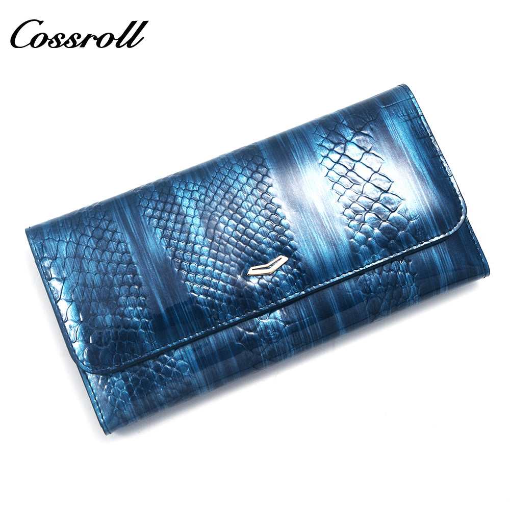 Best Selling Promotional Price luxury leather travel  crocodile texture Genuine Leather