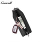 Practical men's cowhide leather key pouch with zipper universal coin purse