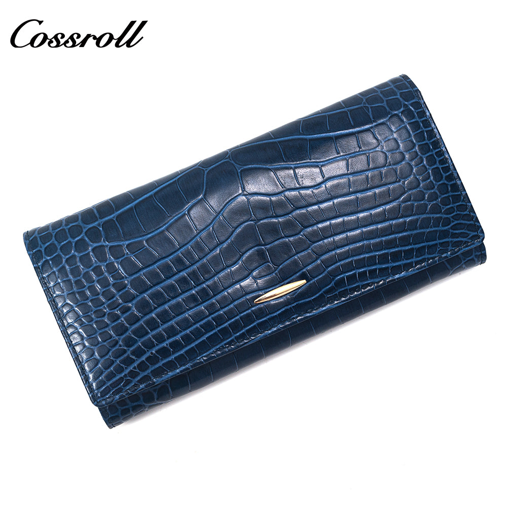 Genuine Special Price wallet for women leather  crocodile texture Genuine Leather