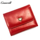 New leather women's long purse zipper wallet Large capacity waxed cowhide coin purse card bag factory custom