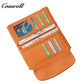 Women's Genuine Leather Coin Purse, Two-Tone Splice, Long, Large Capacity, Multi-Functional Card Holder