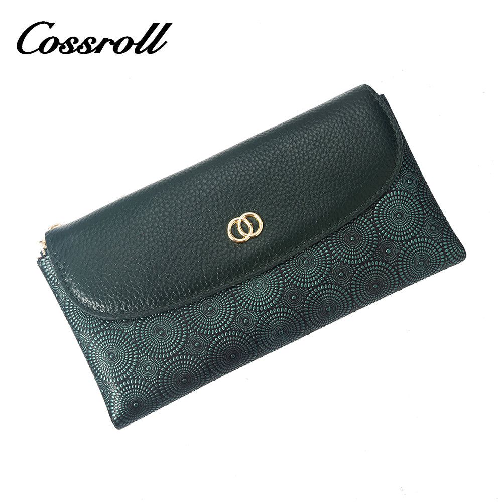 New Design Wholesale black leather women's wallet With lower Price