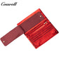 Genuine leather wallet for women, European and American style, oiled wax leather with zipper, double-layer stylish bill purse