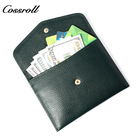 Wholesale High Quality  ladies purse  geniune leather wallet  Lychee leather