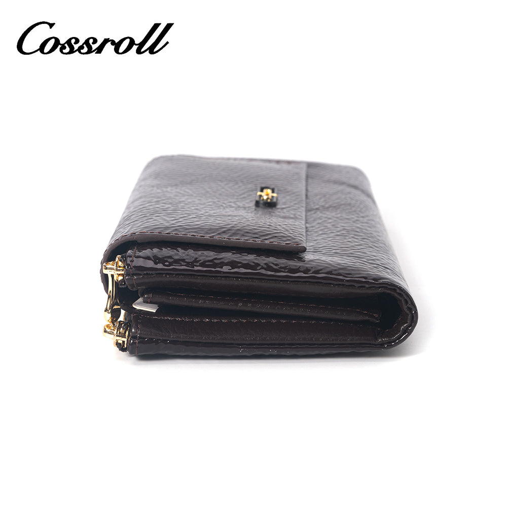 New Material black genuine leather wallets for women With Wholesale Price