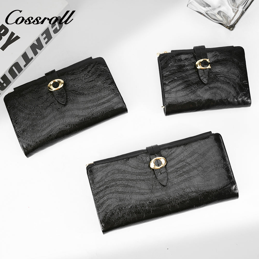 Professional Manufacturer large leather purse manufacturers custom  geniune leather wallet