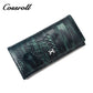 New China Products leather waterproof wallets ladies  crocodile texture Genuine Leather