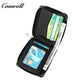 Men's multifunctional zipper card wallet money clip business simple men's leather wallet short wallet