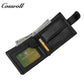 Short Men's Wallet Business Multi Card Leather Money Clip