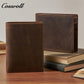 Amazon Europe RFI Men's Genuine Leather Wallet Vintage Crazy Horse Short Wallet