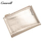 Factory custom short simple leather purse for women cowhide coin bag for women purse money clip