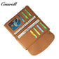 Wallet leather women's foreign trade long leather splicing money clip large capacity head layer cowhide wallet