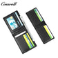 Cross-border men's short leather wallet horizontal wallet classic black head layer cowhide leisure