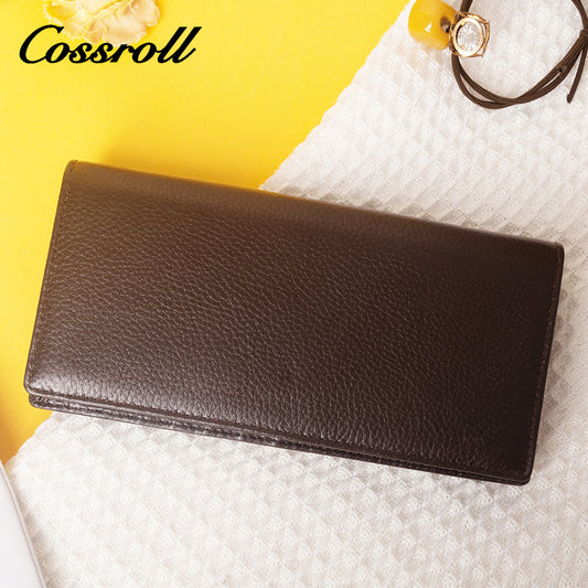 2023 New Trend black leather wallet women's With big promotion