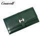 New Product black small leather wallet women's with factory price