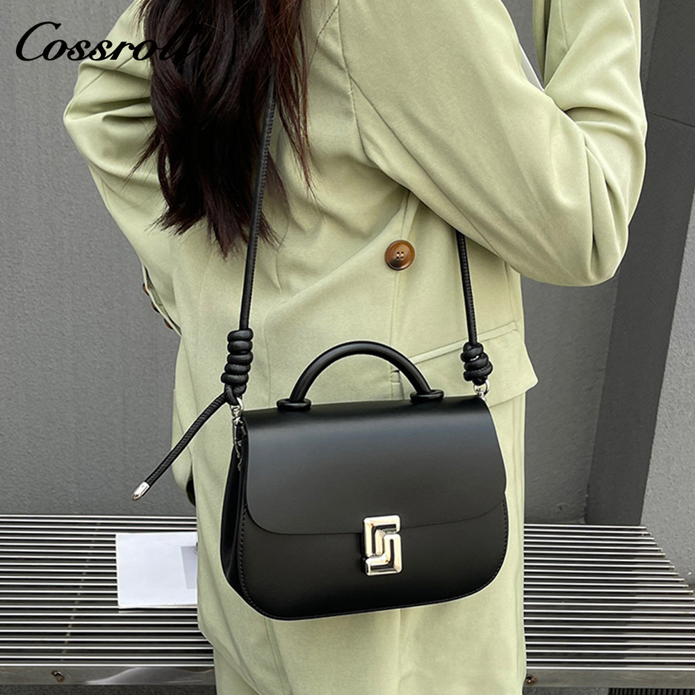 Saddle bag niche high-grade underarm bag women's crossbody bag leather women's bag large capacity cowhide shoulder bag