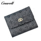 Brand New slim black leather wallet women With High Quality