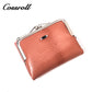 Customized Manufacturer  leather luxury  women small wallet crocodile texture Genuine Leather