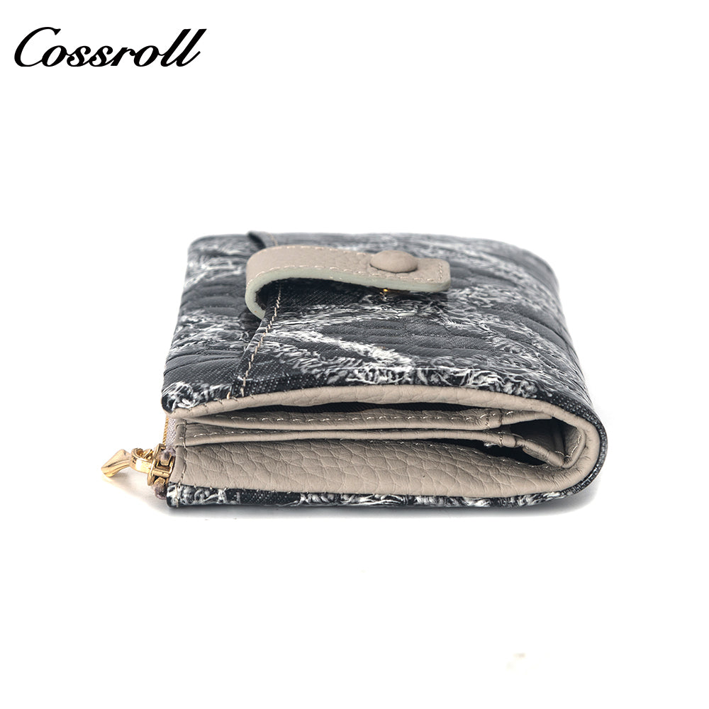 High Quality Cheap Price imperial leather crocodile texture geniune leather wallet