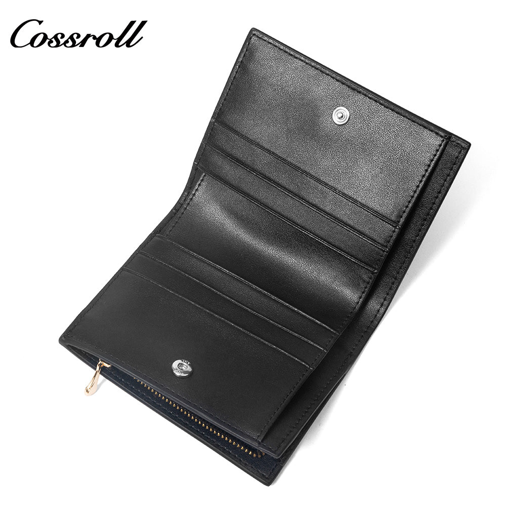 Men's Genuine Leather Bifold Short Wallet, Business Plain Cowhide Ultra Slim Multi-Slot Card Holder, Minimalist Men's Purse