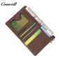 Women's Genuine Leather Short Bi-Fold Wallet Card Holder Coin Purse