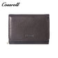 New Material Metal Pattern Short Wallet Genuine Leather