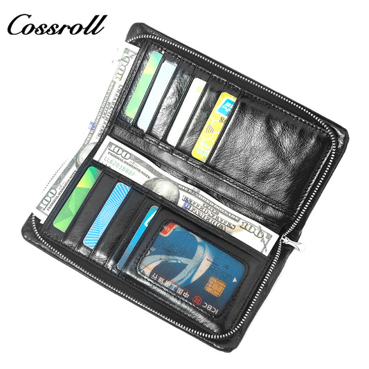 World Best Selling Products wallets for women fashionable oil wax leather